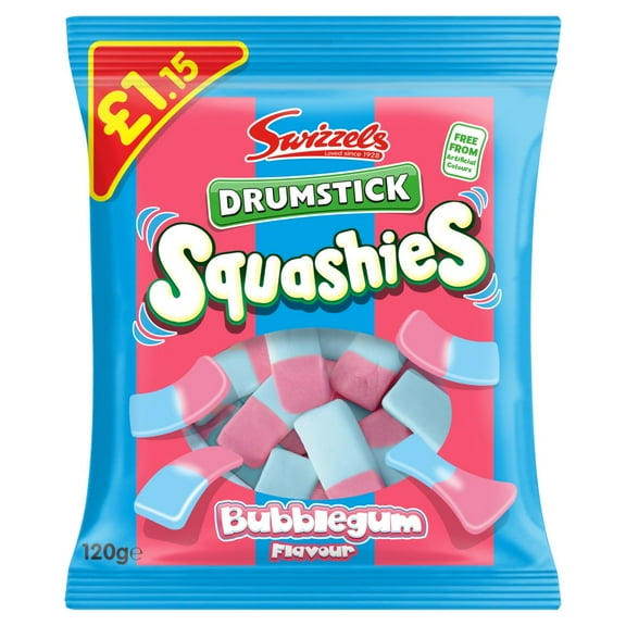 Swizzels Drumstick Squashies Bubblegum Flavour