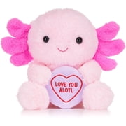 Swizzels Love Hearts 7Inch/18cm Love You Alotl Axolotl Soft Plush Toy