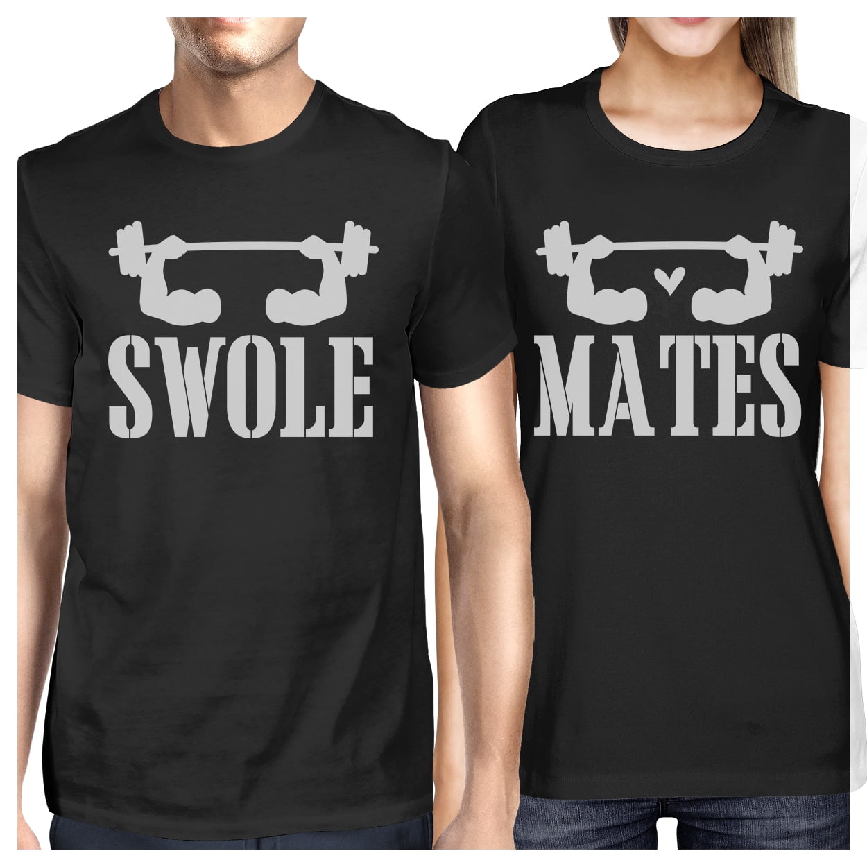 Couple workout hotsell shirts