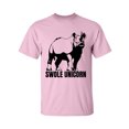 thumbnail image 1 of Swole Unicorn (Rhino) Adult Short Sleeve T-shirt, 1 of 4