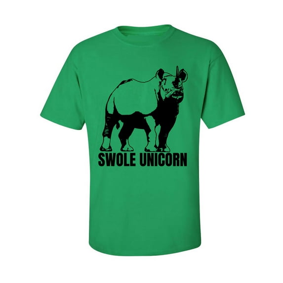 Swole Unicorn (Rhino) Adult Short Sleeve T-shirt