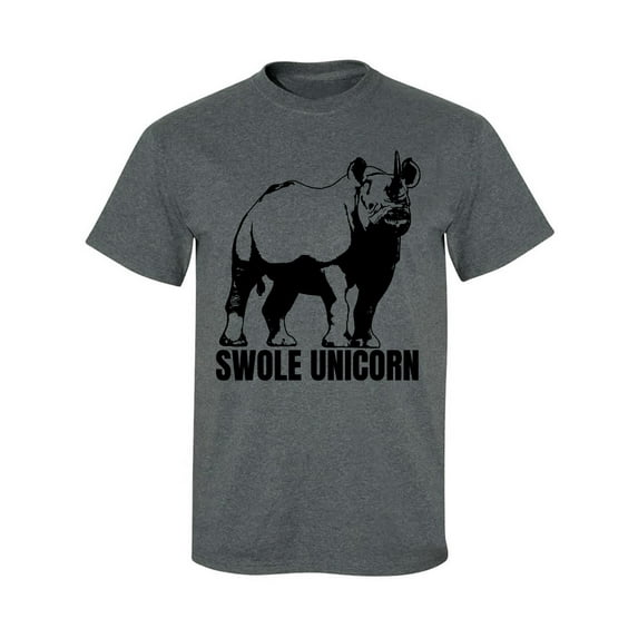 Swole Unicorn (Rhino) Adult Short Sleeve T-shirt