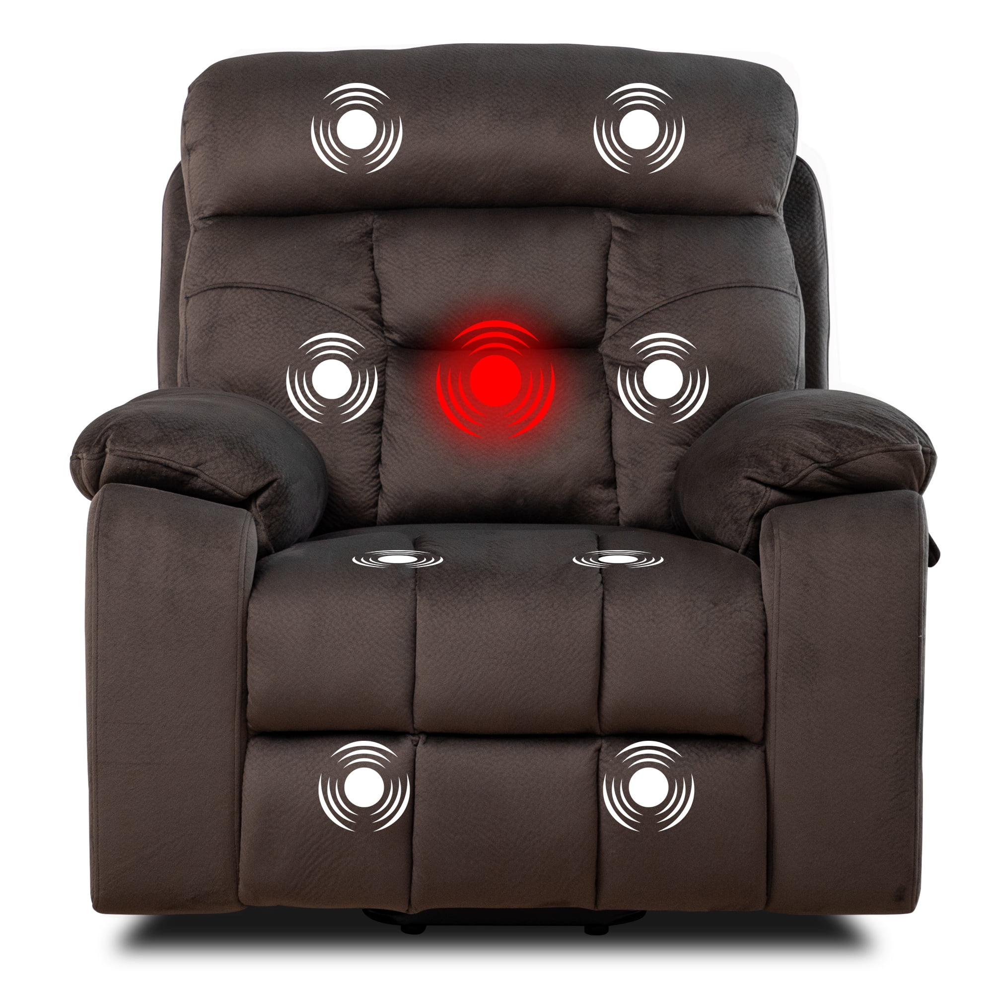 Swonuk Electric Recliner Chair with Heat Therapy and Massage Function