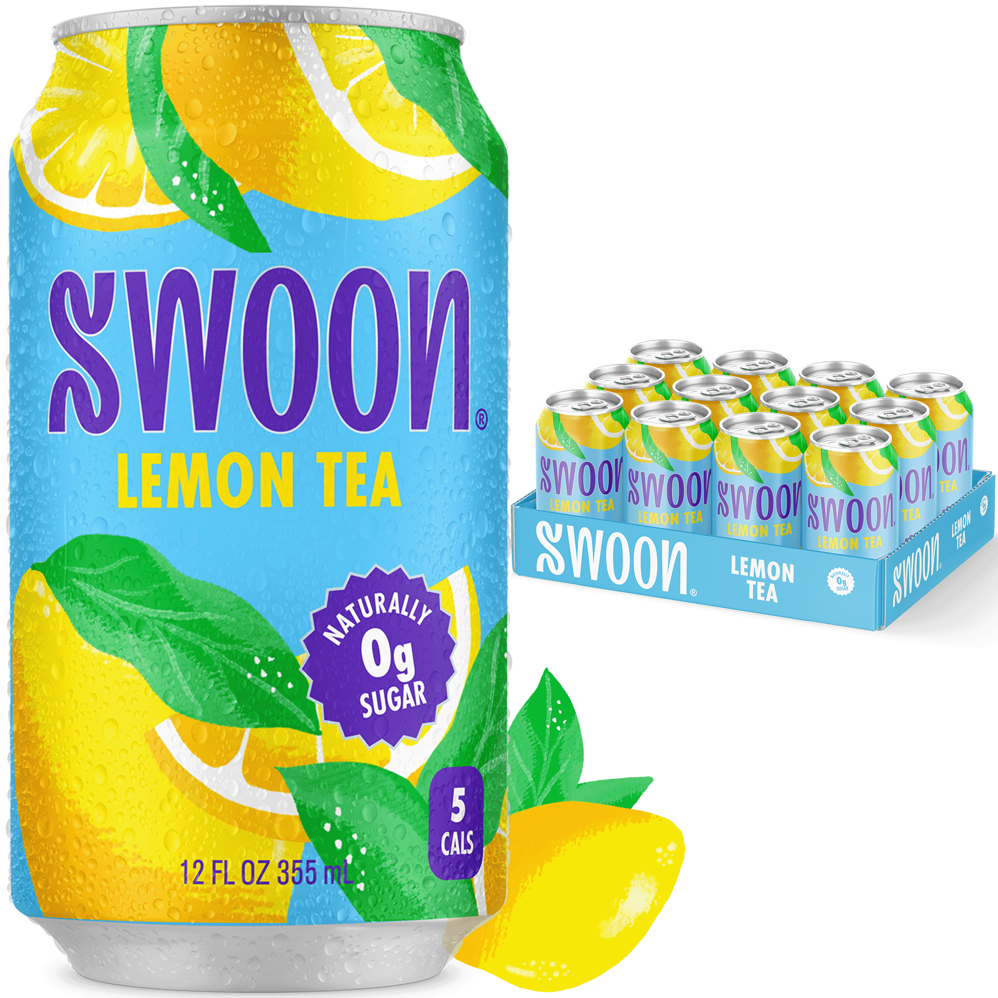 Swoon Lemon Tea - Case of 12 - 12 fl oz