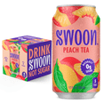 thumbnail image 1 of Swoon Zero Sugar Peach Tea, 5 Calories, Sugar Free, 12 fl oz Can, 4 Pack, 1 of 10