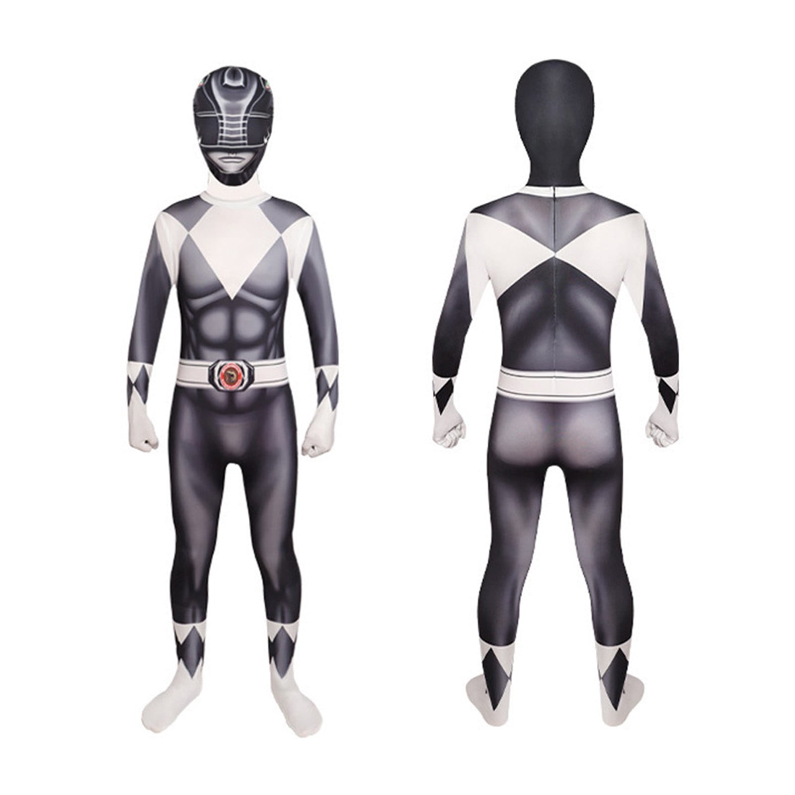 Swooo Power Rangers Costume, Black Rangers Jumpsuit Suits Party Cosplay ...