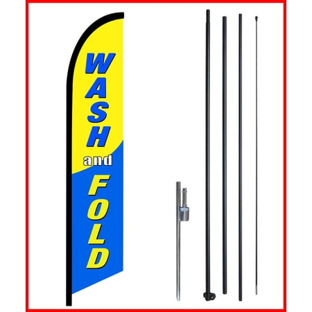 Swooper Flag Kit - Wash and Fold - by flagsandsigns