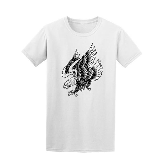 Swooping Tattoo Eagle Tee Men's -Image by Shutterstock