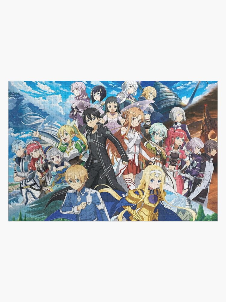 Sword Art Jigsaw Puzzle Unique Wooden Jigsaw Puzzles for Relaxation or
