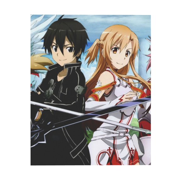 Sword Art Online Anime Posters, Japan Anime Wall Poster, Frameless Poster Home Decor For Bedroom Living Room Dorm, 8"X10"