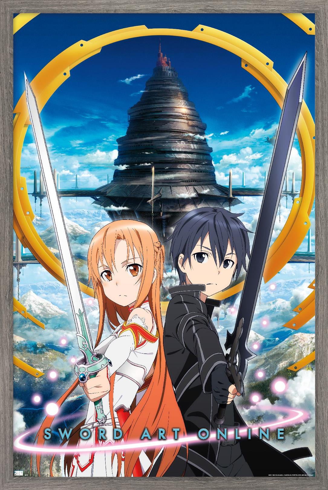 Sword Art Online Season 1 Group Poster Day Time Refrigerator Magnet NEW  UNUSED