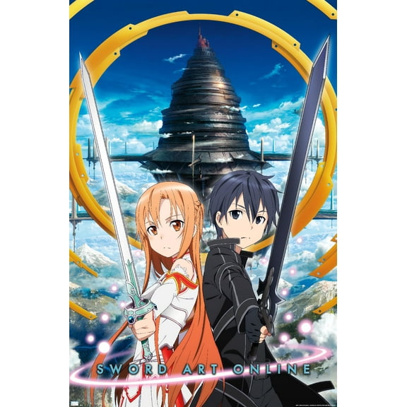Sword Art Online - Key Art 1 Wall Poster, 14.725" x 22.375"