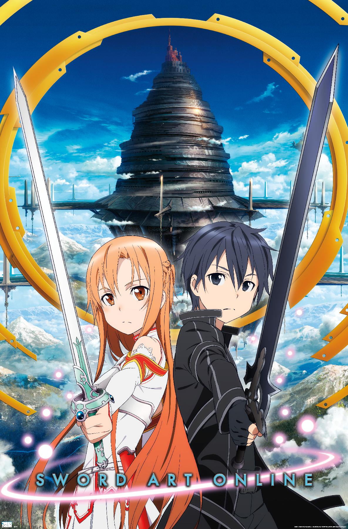 『ソードアート・オンライン』（Sword Art Online） 非売品ポスター Sword Art Online - Key Art 1 Wall Poster, 22.375