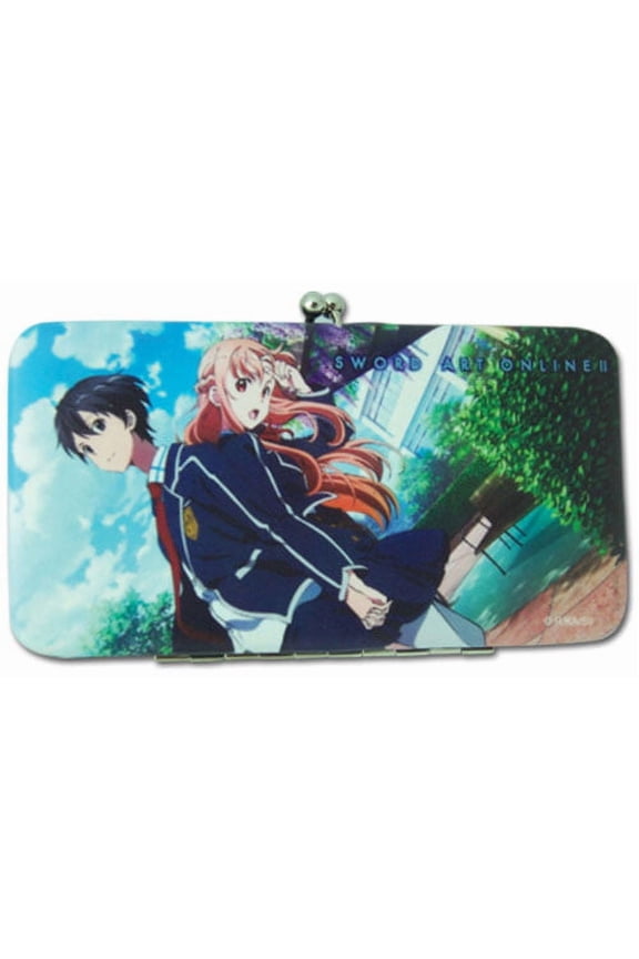 Sword Art Online II Kirito & Asuna Graphic Hinge Wallet