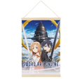 thumbnail image 1 of Sword Art Online Poster Hanger Art, Japanese Anime Scroll Poster, Wood Magnet Poster Frame for Bedroom Living Room Dorm, 1 of 1