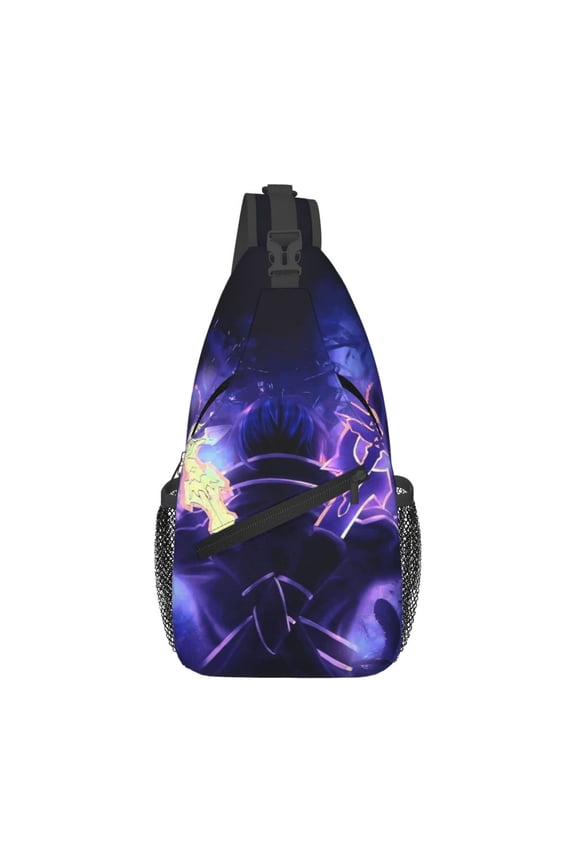 Sword Art Online Sling Bag Crossbody Sling Backpack Chest Bag Daypack Purses Shoulder Bag For Women Men Travel Hiking