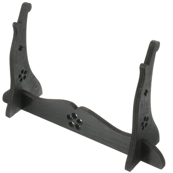 Sword Display Stand Flute Wooden Sword Holder Display Stand Wooden Shelf Folding Fan Display Wooden Showcase Rack
