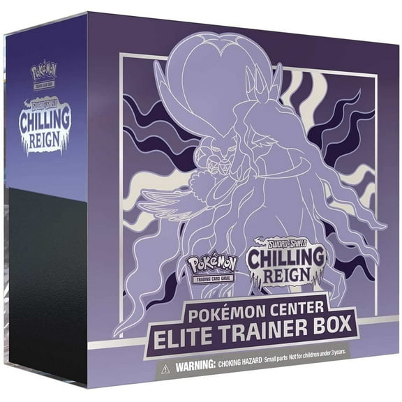 Sword  Shield: Chilling Reign - Elite Trainer Box (Shadow Rider Calyrex) (Pokemon Center Exclusive)