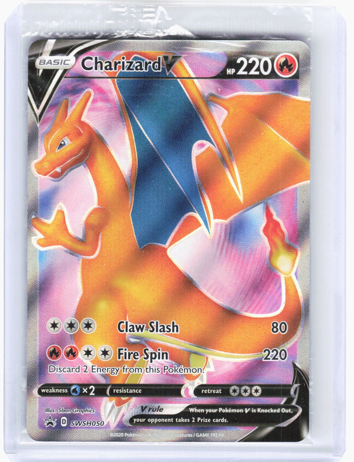 pokémon rules card game Pokemon Graded: Charizard VSTAR #SWSH262 UPC Promo (2022) Full Art Hol –  Double Infinity Gaming main image 0