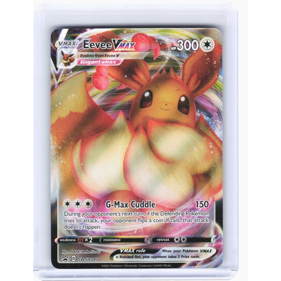 Sword & Shield Promos Eevee VMAX Holo Black Star Promo #SWSH087