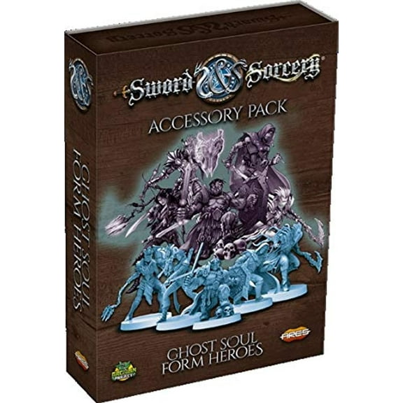 GRPR210 Ares Games Sword & Sorcery Miniatures-Ancient Chronicles:Ghost Soul Form Heroes-5 32MM Plastic Miniatures Sword & Sorcery Accessory Pack-Dungeons and Dragons Miniatures-Other Table Top RPG