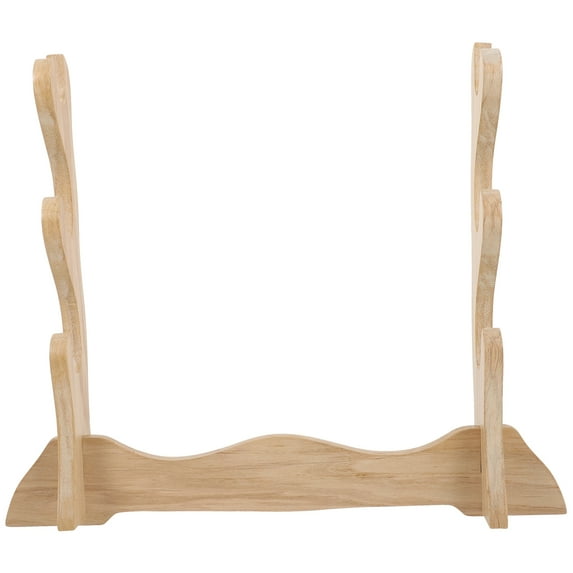 Stand Display Case Stands Desktop Wood Color Household Solid