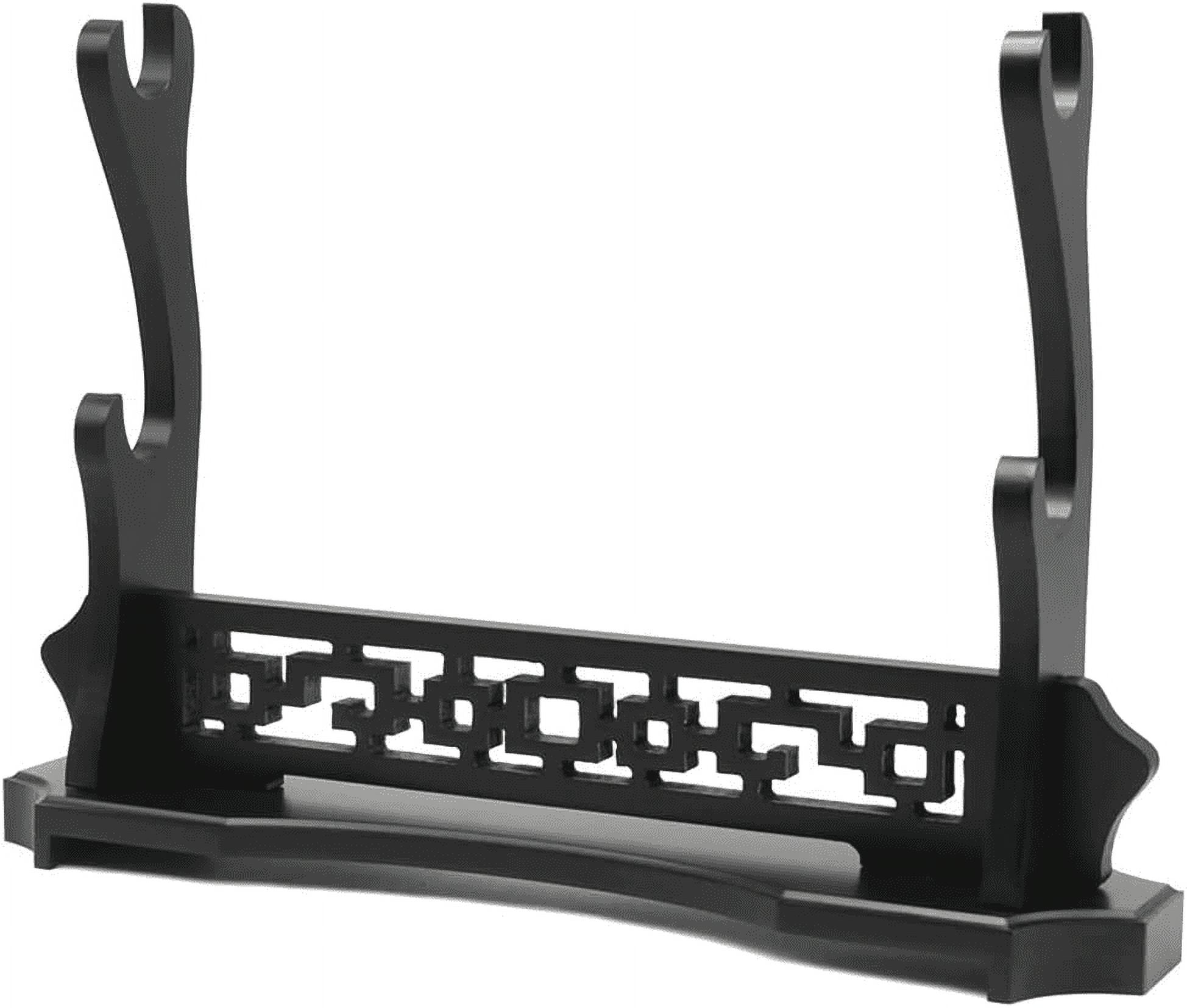Sword Stand Double Tier Sword Holder, Desktop Samurai Sword Katana