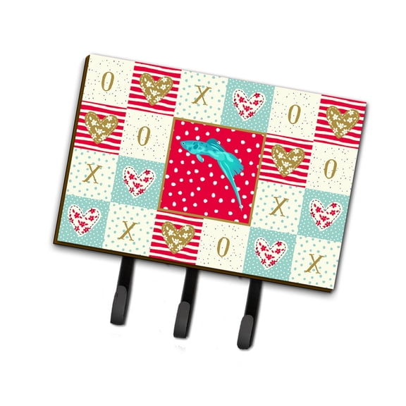 Sword Tail Guppy Love Leash or Key Holder