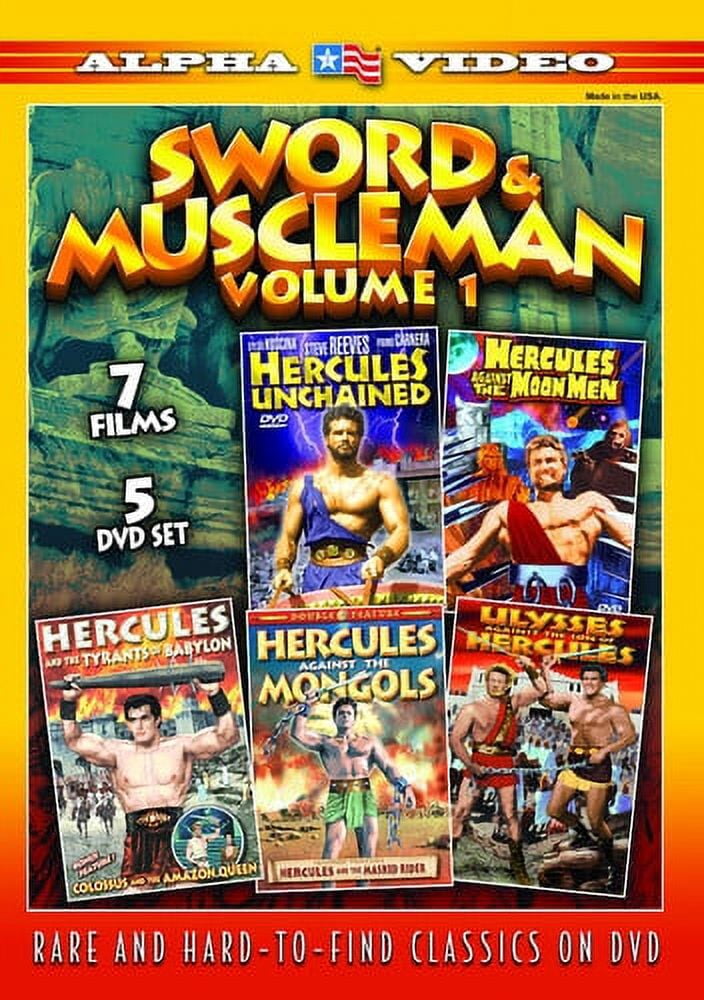 Sword and Musclemen: Volume 1 (DVD), Alpha Video, Action & Adventure