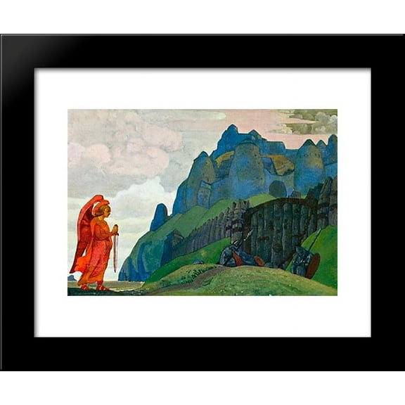Sword of Courage 20x24 Framed Art Print by Nicholas Roerich