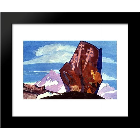 Sword of King Gesar 20x24 Framed Art Print by Nicholas Roerich