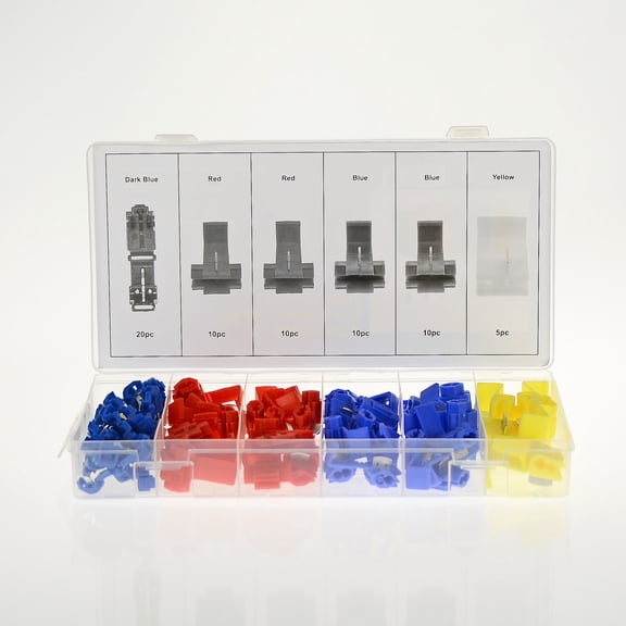 Swordfish 71310 65pc T-Tap Quick Splice Connector Assortment