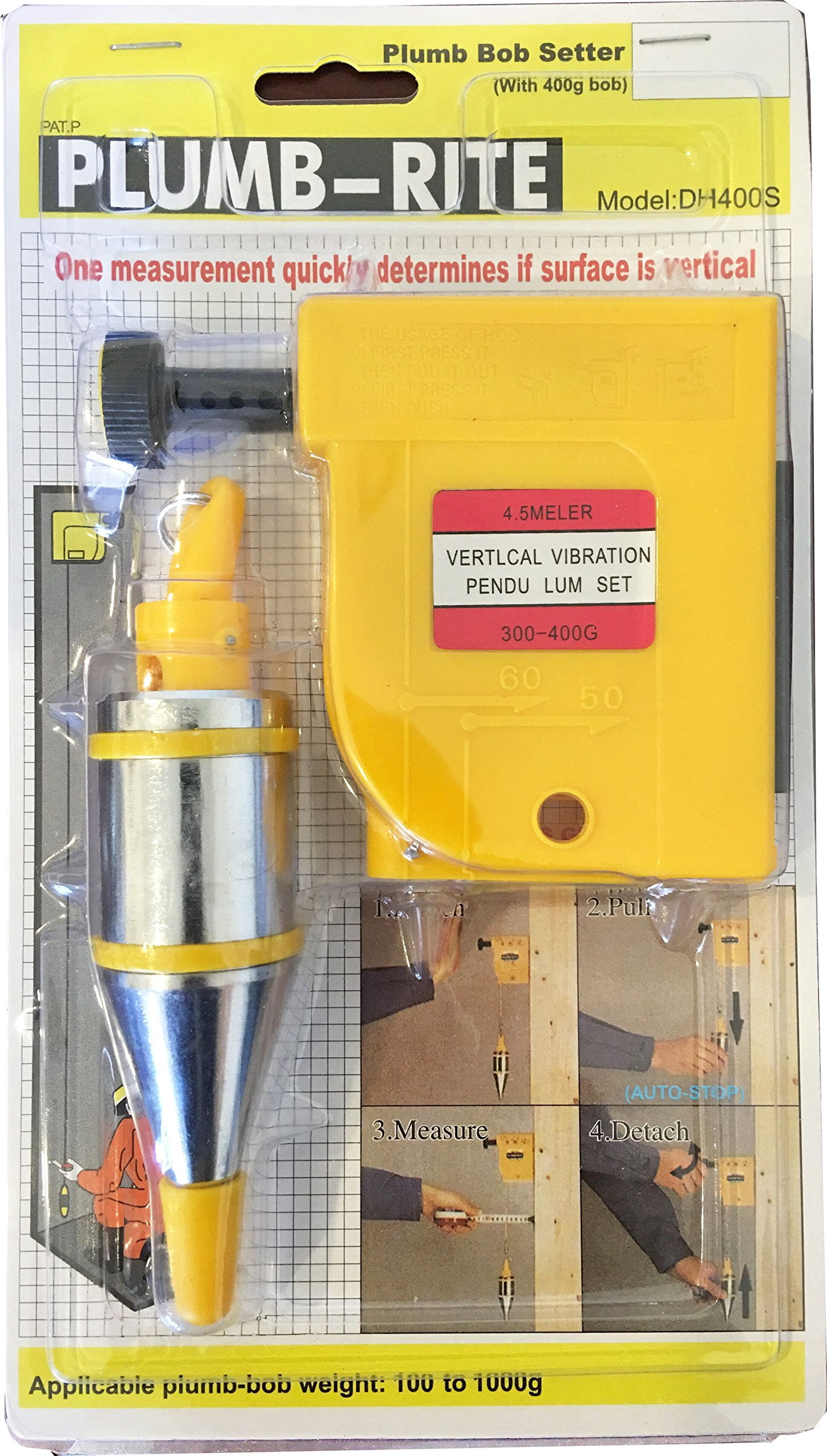 Swordfish 80030 – Plumb‑Rite Plumb Bob Setter with 400g (14oz) Steel ...
