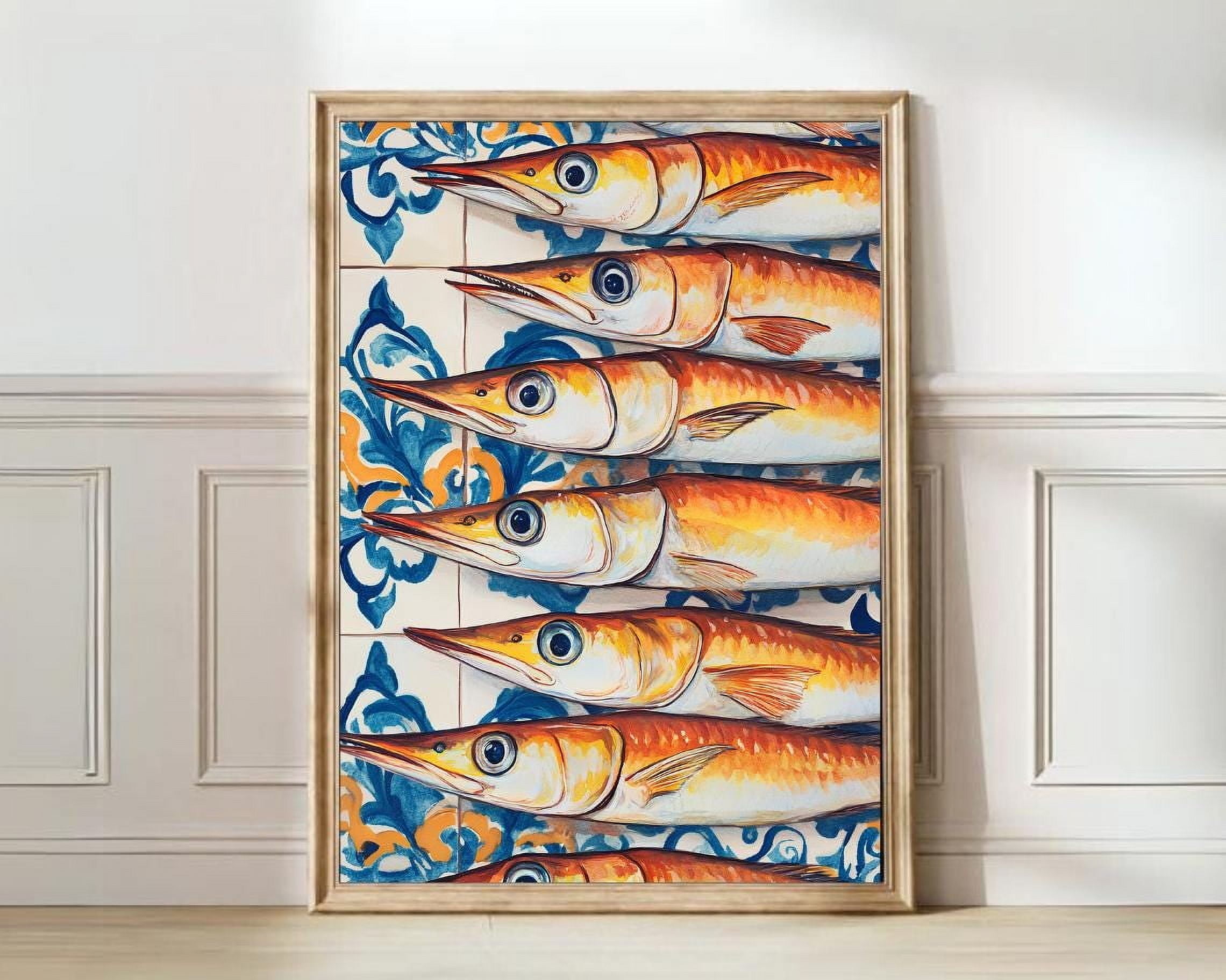 Swordfish Fish Illustration Sword Vintage Retro Sardine Eclectic ...