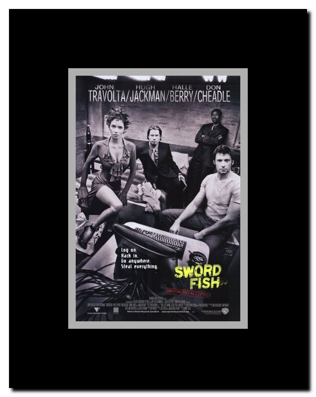 Swordfish Framed Movie Poster