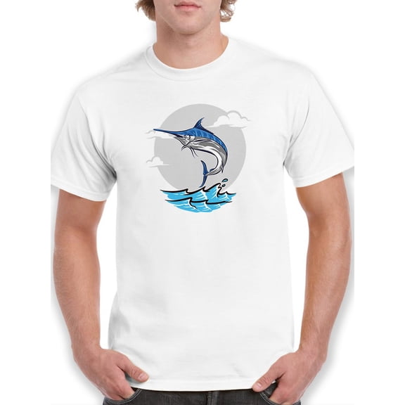 Swordfish T-Shirt Men -Smartprints Designs, Male Large