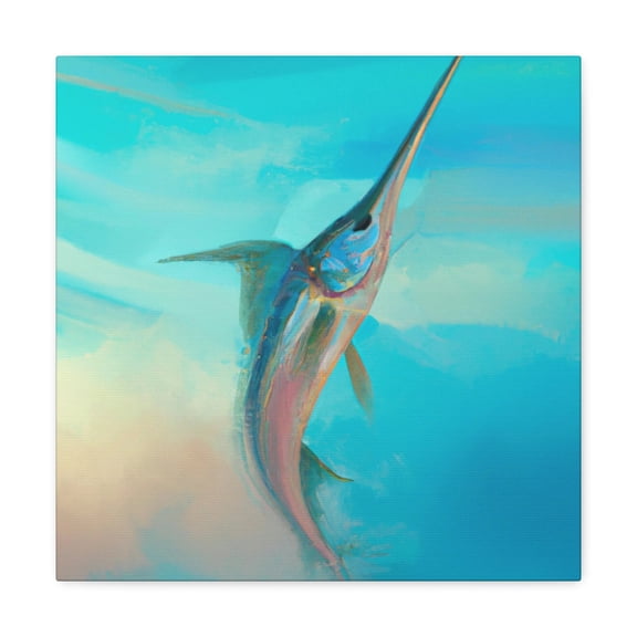 Swordfish at Sunset - Canvas