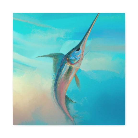 Swordfish at Sunset - Canvas