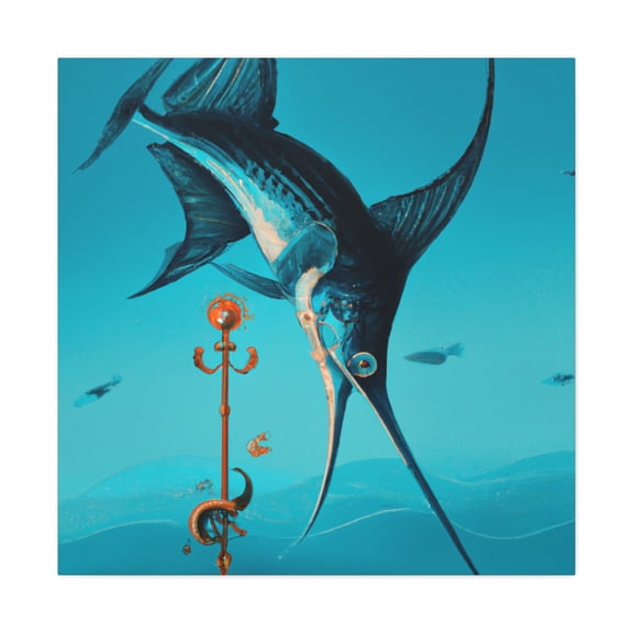 "Swordfish in Majesty" - Canvas