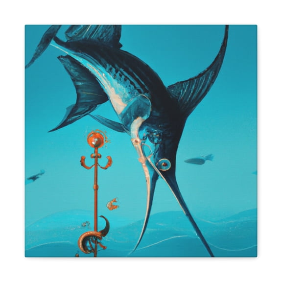 "Swordfish in Majesty" - Canvas