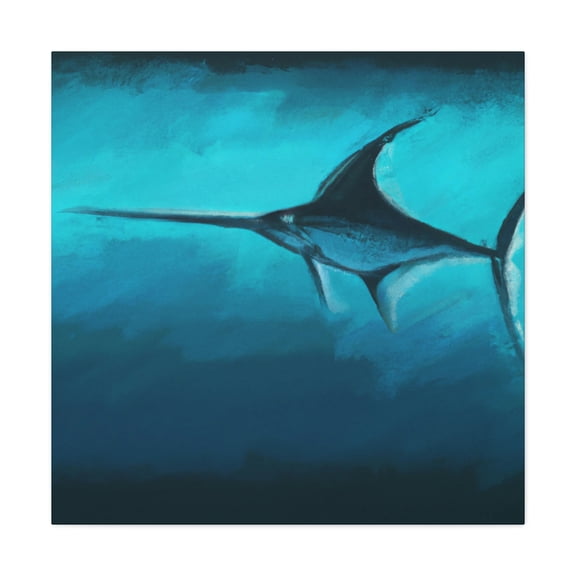 Swordfish in Moonlight - Canvas