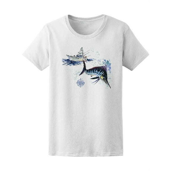 Swordfishing T-Shirt Men -Image by Shutterstock, Male 4X-Large