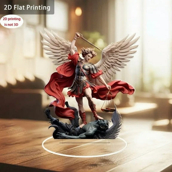 Swordsman Acrylic Table Decor Desktop Ornament Modern Home Office Desk Decor For Study Room Living Room Gaming Setup Anime Collectible Gift