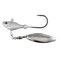 thumbnail image 1 of Fish Head 1100106 Spin Jighead 3/8 oz 5/0 Fishing Hook Albino, 1 of 2
