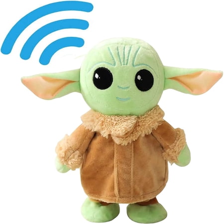 Swthlge Interactive Stuffed Animals & Plush Toys, Talking Baby Yoda, 7.8"