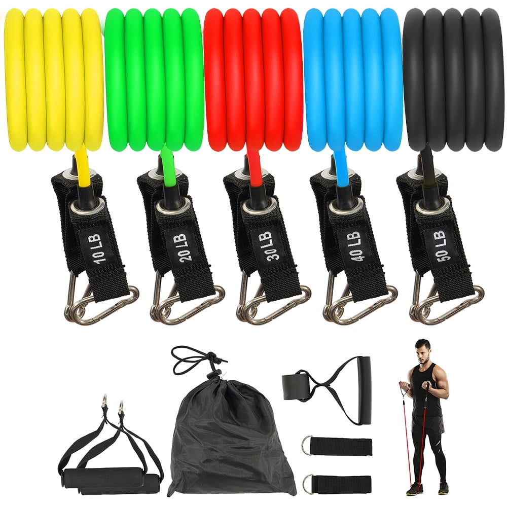 kibhous Resistance Bands Set Exercise Bands with Handles Heavy Resistance Training Physical Therapy Home Workouts