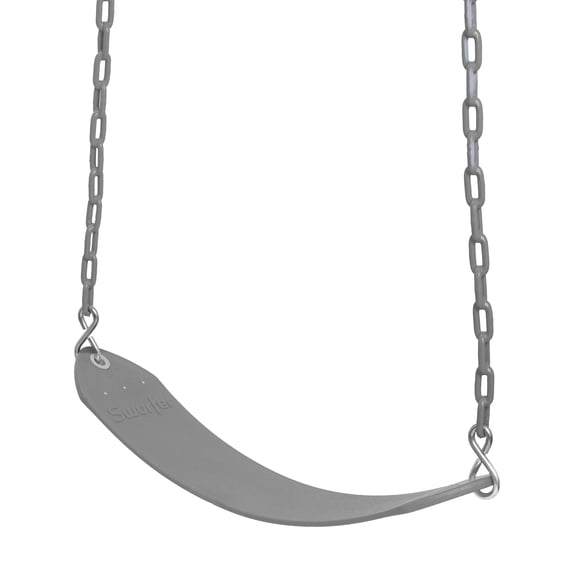 Swurfer Tree Outdoor Belt Swing Set Swings, Playground Swing Seat Replacement, Swing Set Accessories, Gray