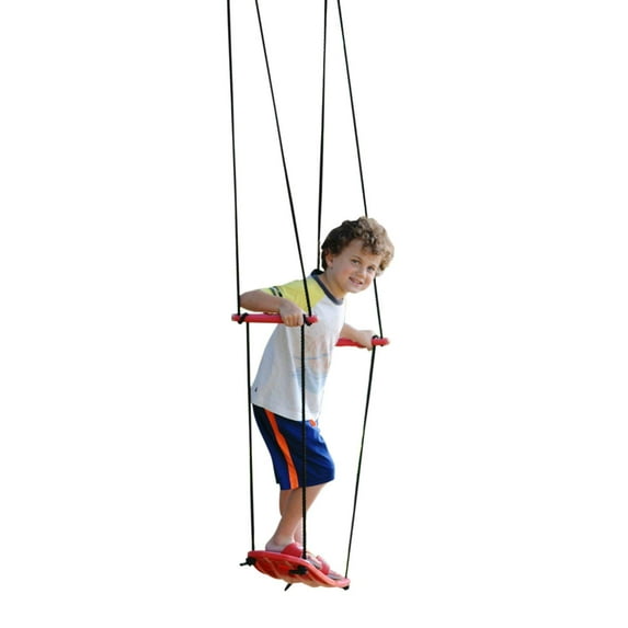 Swurfer Kick Stand Up Outdoor Tree Swing for Kids Holds Up to 150 lbs Ages 6 Years and Up