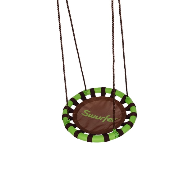 Swurfer Orbit 24" Tree Swing, Cool Feel Mesh Padded Saucer Swing Holds Up To 500 lbs
