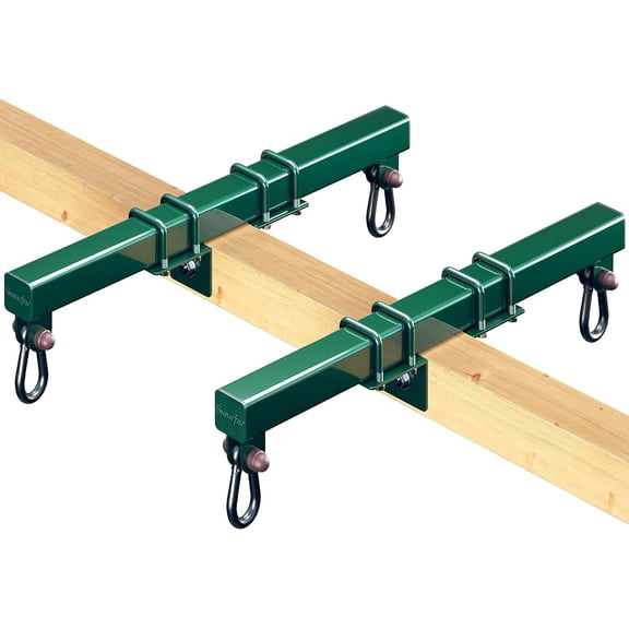 Swurfer Swingset Conversion Bracket, No Tree, No Problem, Convert Your Swingset to a Swurfset